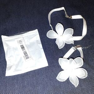 Brand New Toddler Girl Flower Bracelet & Necklace Set